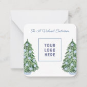 Carte De Correspondance Chinoiserie Chic Company Logo Joyeux Noël (Devant)