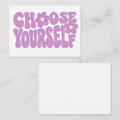 Carte De Correspondance Choisissez vous-même (Devant / Derrière)
