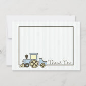 Carte De Correspondance Choo Choo Baby Merci plat (Devant)