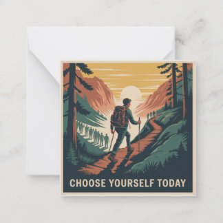 Carte De Correspondance Choose Yourself Today