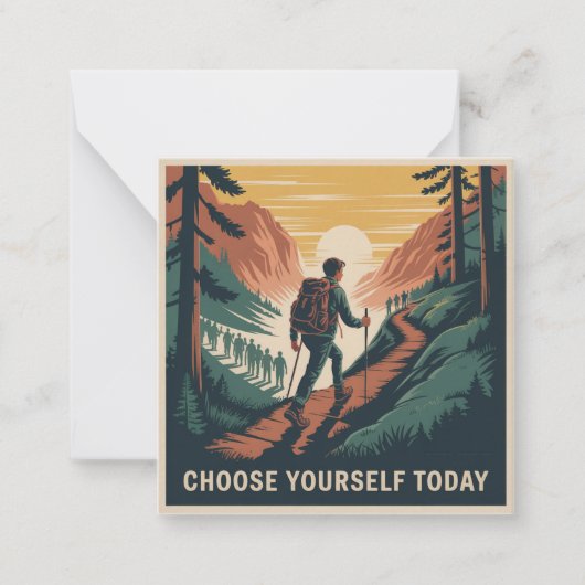 Carte De Correspondance Choose Yourself Today (Devant)