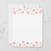 Carte De Correspondance Chouette-bébé rose (Dos)