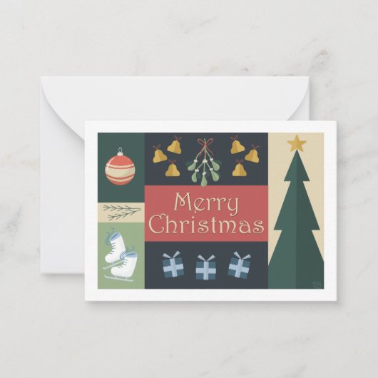 Carte De Correspondance Christmas card (Devant)