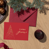 Carte De Correspondance Christmas Card: It's all about Jesus 