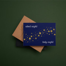 Carte De Correspondance Christmas Card: Silent night, holy night