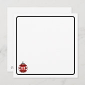 Carte De Correspondance Christmas ornament note card (Devant / Derrière)
