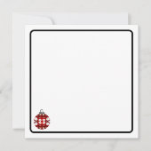 Carte De Correspondance Christmas ornament note card (Devant)