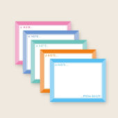 Carte De Correspondance Ciel Bleu 2-Tons Fille Douce