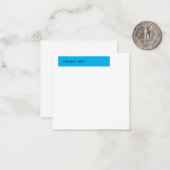 Carte De Correspondance Ciel Bleu Blanc Classique Élégant Plat (Devant/Arrière en situation)