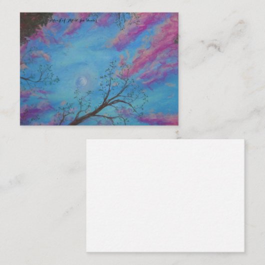 Carte De Correspondance Ciel ouvert (Devant / Derrière)