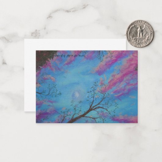 Carte De Correspondance Ciel ouvert (Devant/Arrière en situation)