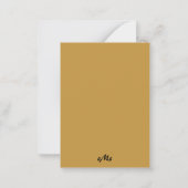 Carte De Correspondance Cirque Thème Mariage RSVP (Dos)