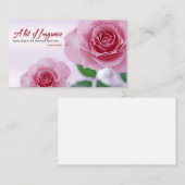 Carte De Correspondance Citation inspirante "Un peu de parfum" (Devant / Derrière)