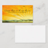 Carte De Correspondance Citation Inspirationnelle Bertolt Brecht "Changeme (Devant / Derrière)