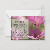 Carte De Correspondance Citation Inspirationnelle d'Abraham Lincoln "L'ave (Devant)