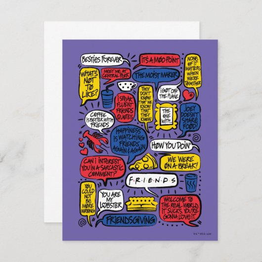 Carte De Correspondance Citations AMIENDS™ (Devant / Derrière)