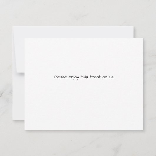 Carte De Correspondance Citrons Merci (Dos)