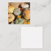 Carte De Correspondance Citrouilles en automne (Devant / Derrière)