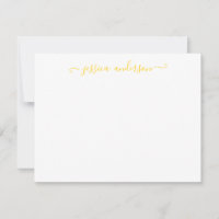 Clair Moderne Élégant Sunny Golden Jaune Script