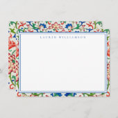 Carte De Correspondance Classic Chinoiserie Collection Note Card (Devant / Derrière)