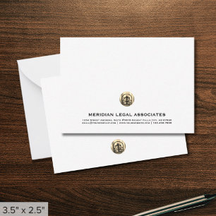 Carte De Correspondance Classic Gold Logo Professionnel