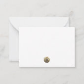 Carte De Correspondance Classic Gold Logo Professionnel (Dos)