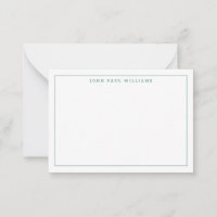 Classic Lake Green Professionnel Simple mince bord