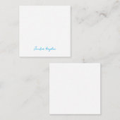 Carte De Correspondance Classical Handwriting Minimalist Professional (Devant / Derrière)