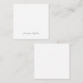 Carte De Correspondance Classical Handwriting Minimalist Professional (Devant / Derrière)