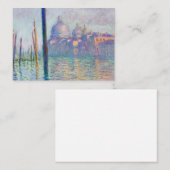 Carte De Correspondance Claude Monet - Grand Canal, Venise (Devant / Derrière)