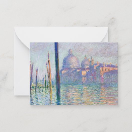 Carte De Correspondance Claude Monet - Grand Canal, Venise (Devant)