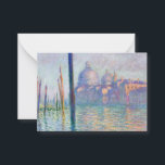 Carte De Correspondance Claude Monet - Grand Canal, Venise<br><div class="desc">Le Grand Canal,  Venise - Claude Monet,  Huile sur toile,  1908</div>
