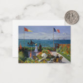 Carte De Correspondance Claude Monet - Jardin de Sainte-Adresse (Devant/Arrière en situation)