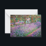 Carte De Correspondance Claude Monet - Le jardin de l'artiste à Giverny<br><div class="desc">Jardin de l'artiste à Giverny / Le Jardin de l'artiste a Giverny - Claude Monet,  1900</div>