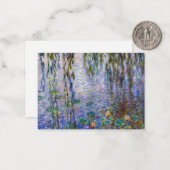 Carte De Correspondance Claude Monet - Lys d'eau (Devant/Arrière en situation)