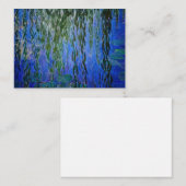 Carte De Correspondance Claude Monet - Lys d'eau avec saule plumant (Devant / Derrière)