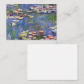 Carte De Correspondance Claude Monet - Nymphéas / Nymphéas (Devant / Derrière)