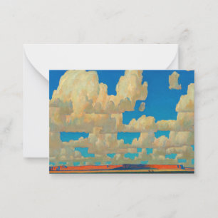 Carte De Correspondance Cloud World par Maynard Dixon
