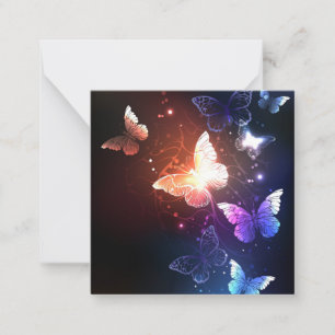Carte De Correspondance Clowing Night Butterflies