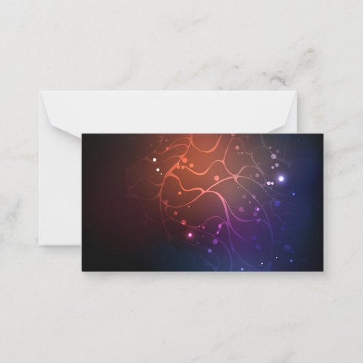 Carte De Correspondance Clowing Night Butterflies (Dos)