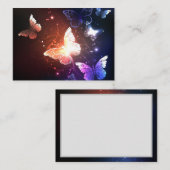 Carte De Correspondance Clowing Night Butterflies (Devant / Derrière)