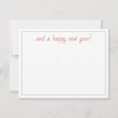 Carte De Correspondance Coastal Christmas Palm Trees With Hammock (Dos)