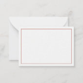 Carte De Correspondance Coastal Nautical Beach Flags Monogram (Dos)