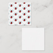Carte De Correspondance Coccinelle (Devant / Derrière)