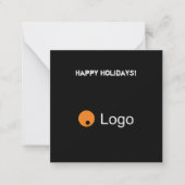 Carte De Correspondance Code QR d'entreprise gris pur (Devant)