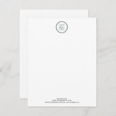 Carte De Correspondance Code QR du logo professionnel (Devant / Derrière)