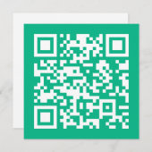 Carte De Correspondance Code QR modifiable Générer votre propre code | Ver (Devant / Derrière)