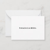 Carte De Correspondance Code QR personnalisable & Texte Rétro Modifiable (Dos)