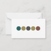 Carte De Correspondance Code vestimentaire du mariage (Dos)