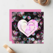 Carte De Correspondance Coeur dansant (Devant/Arrière en situation)